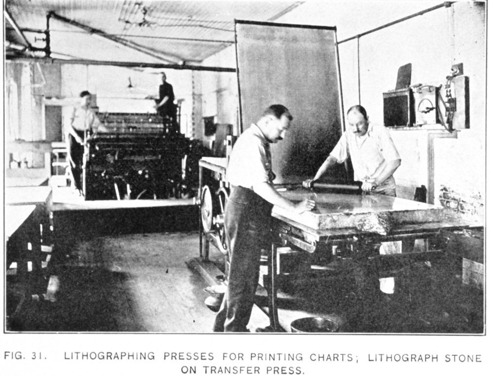 The lithographic printing presses in 1908 hadn't yet reached the speed and efficiency that would be needed for time of war.